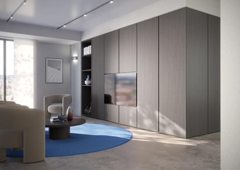 202607-78 5970OG Olmo Downpour Carbon 0995PT Venetian Plaster Urban 5965OG Rovere Planked Carbon