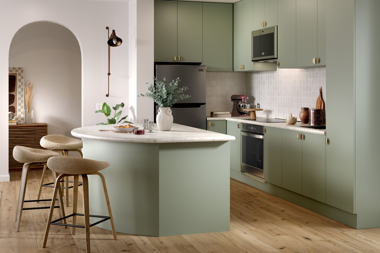 Formica bar installation