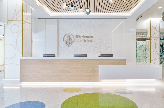 Shriners Hospital Reception Desk