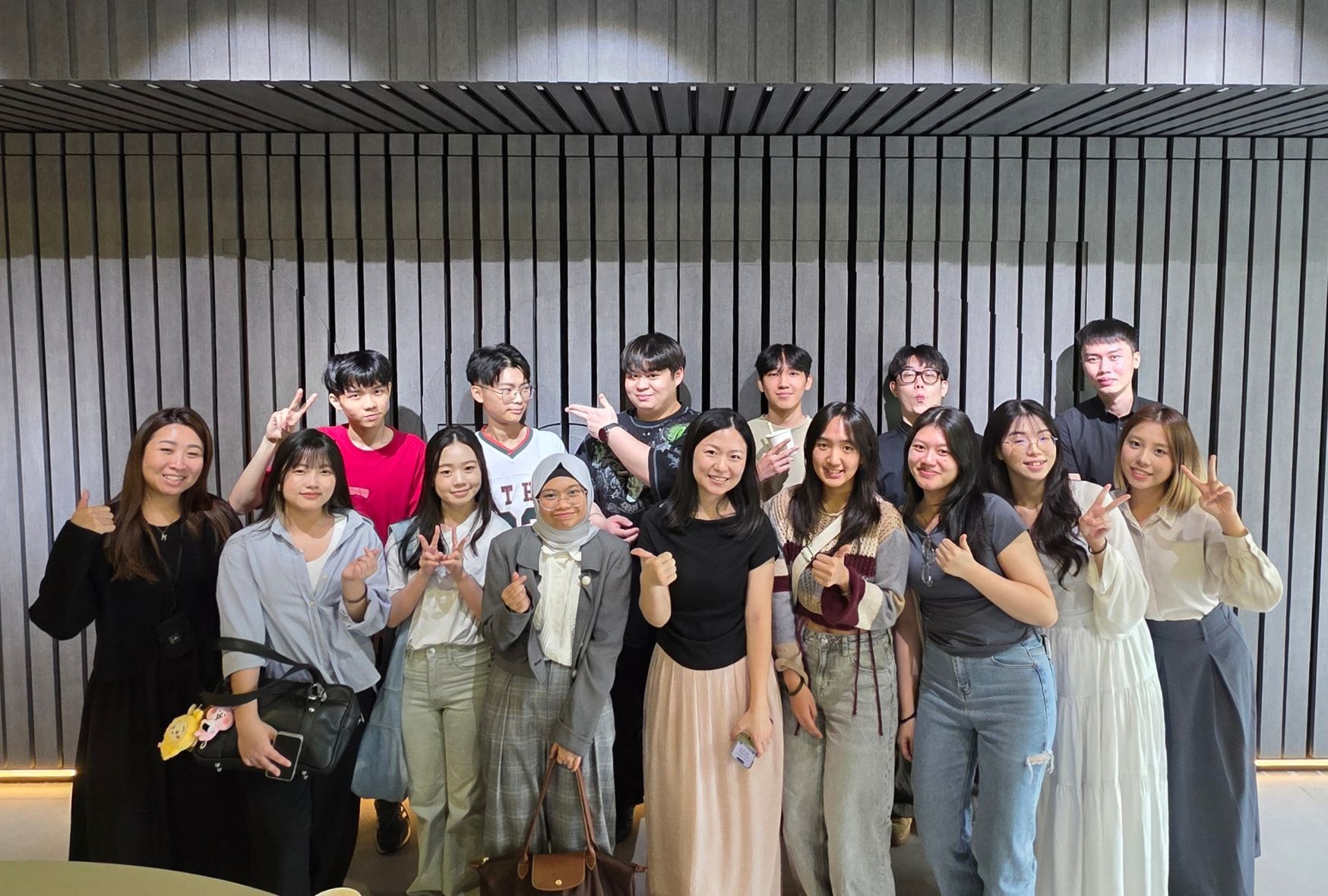 Students from Raffles University visited the Formica Singapore Experience Centr