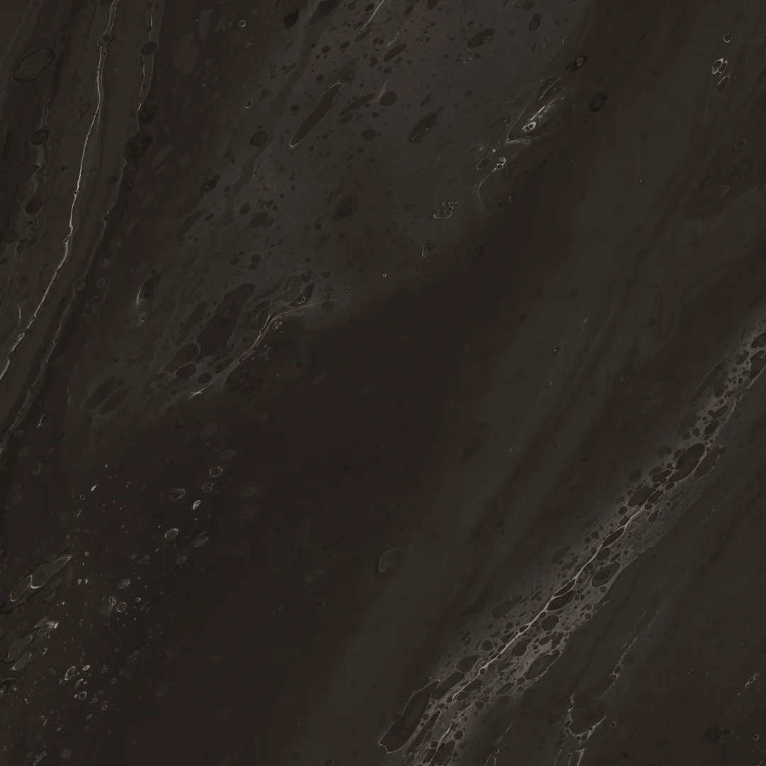 Black Painted Marble