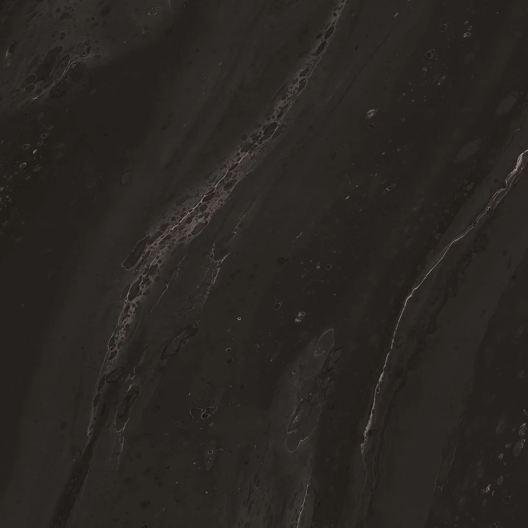 Black Painted Marble