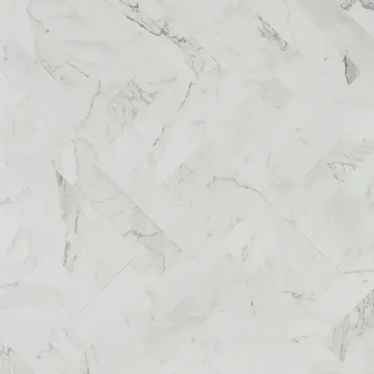 Motifs à Chevrons Blanc Marbré